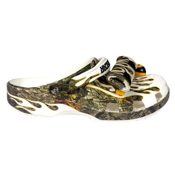 Crocs NASCAR Classic Clogs Realtree Camo Jibbitz Men 8/Women 10 Shoes New - Picture 12 of 16